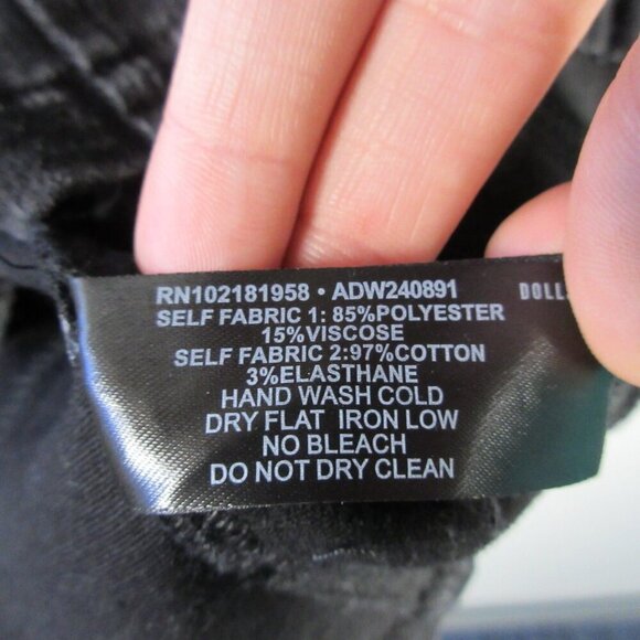 Dolls Kill Darker Wave Dress S Black LS High Neck Whimsigoth Grunge Festival 316 - Picture 5 of 16